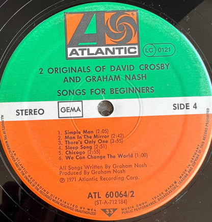 David Crosby / Graham Nash - 2 Originals Of David Crosby & Graham Nash | Near Mint (NM) Near Mint (NM)-