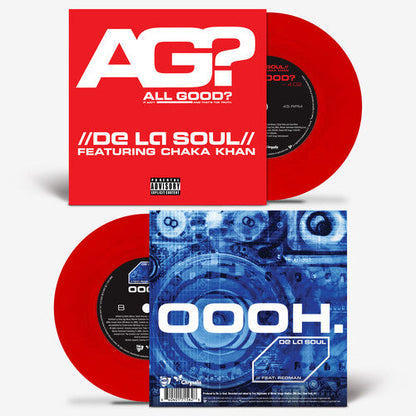 De La Soul - All Good?/ Oooh. [Explicit Content] (Limited Edition, Red Vinyl) (7" Single) |-