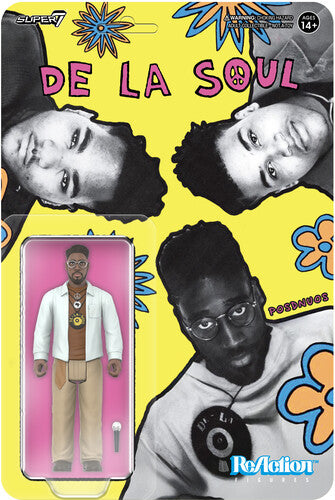 De La Soul - Super7 - De La Soul - ReAction Figures Wv1 - Kelvin Posdnuos Mercer (Me, Myself & I) (Collectible, Action Figure) |-