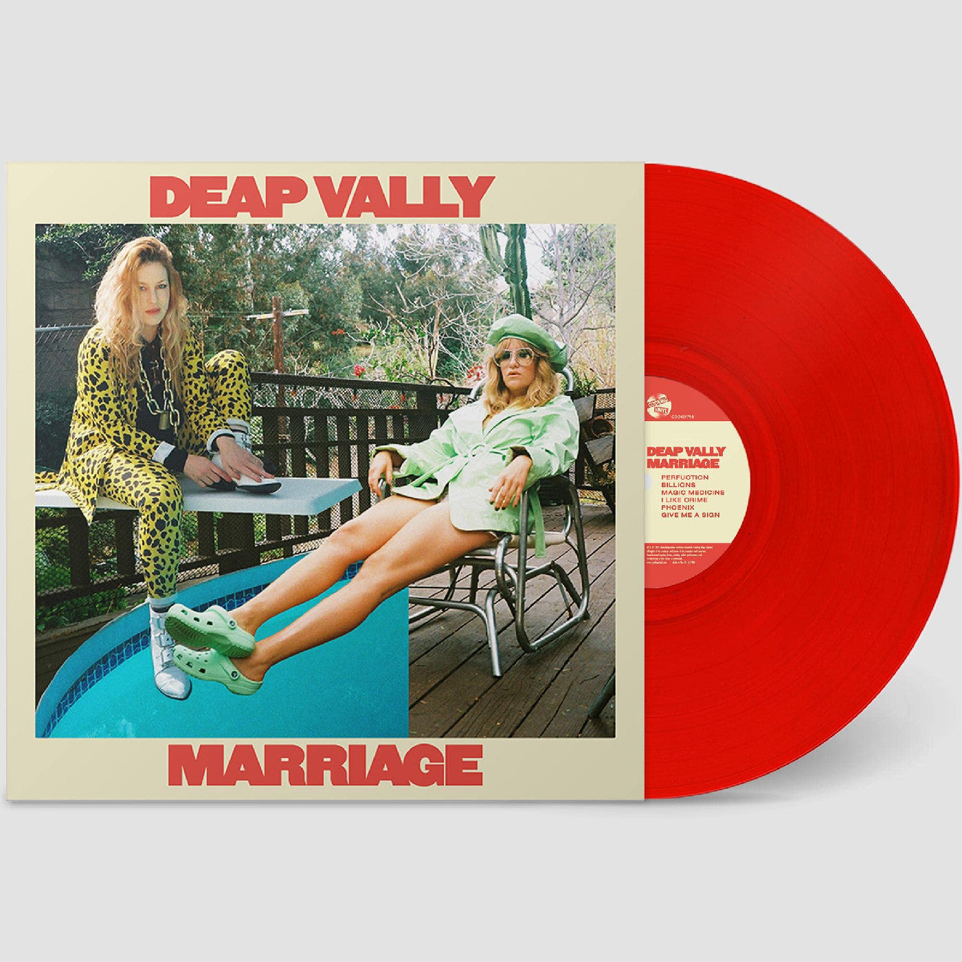 Deap Vally - Marriage (Red VINYL) | Mint (M) Mint (M)-
