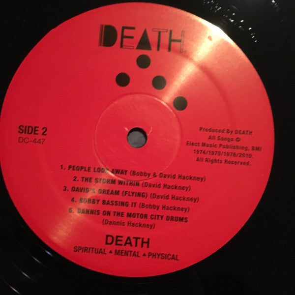 Death (8) - Spiritual | Mental | Physical (VINYL) | Mint (M) Mint (M)-