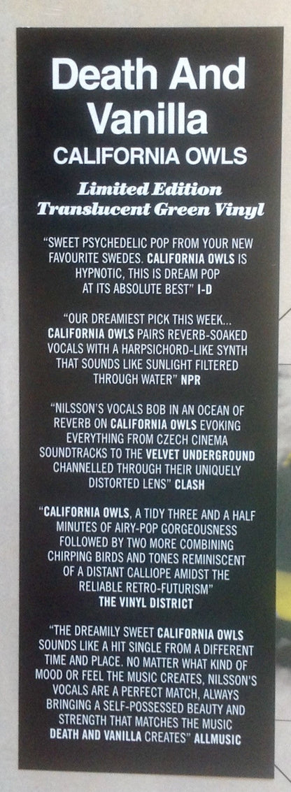Death And Vanilla - California Owls | Mint (M) Mint (M)-