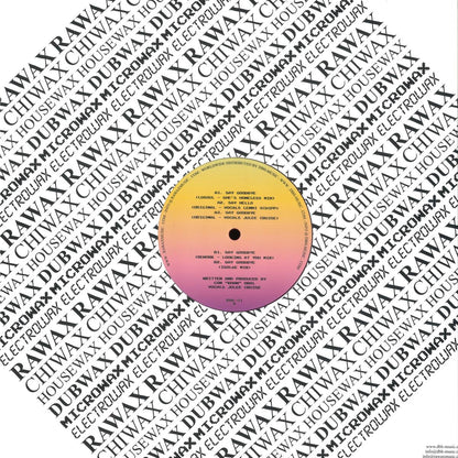 Khan feat. Julee Cruise - Say Goodbye (PURPLE VINYL 12" Rawax Records RXK-01P) | NEW Mint (M) Mint (M)-