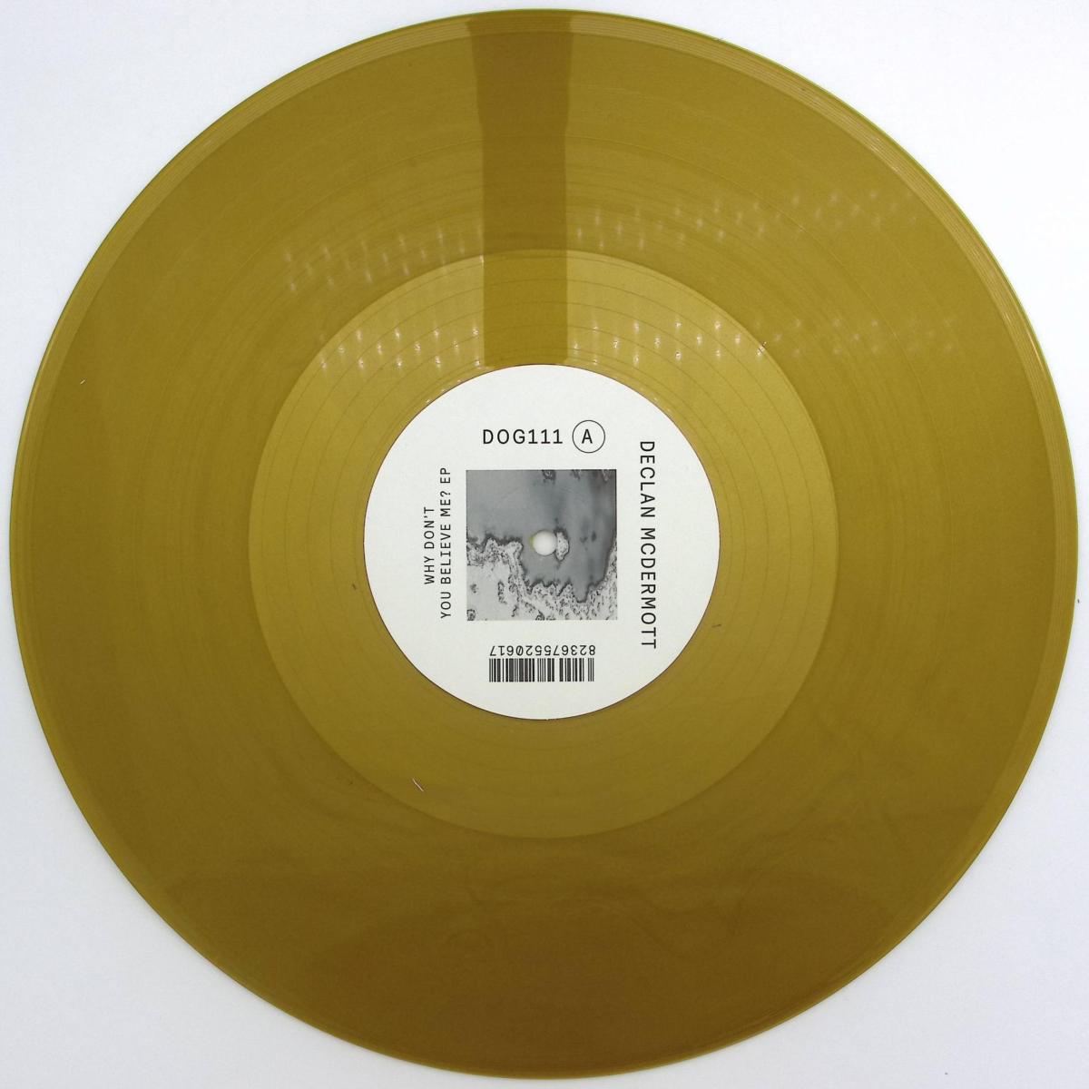 Declan McDermott - Why Don't You Believe Me? (GOLD VINYL 12" Delusions Of Grandeur DOG111G) | NEW Mint (M) Mint (M)-
