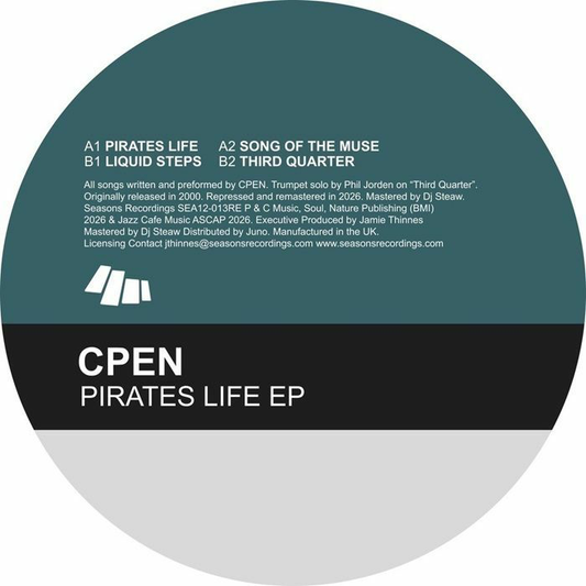 CPEN - (PRESALE 9/7/26) Pirates Life EP (WHITE & BLACK MARBLED VINYL) | Mint (M) Mint (M)-