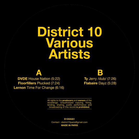 Various - (PRESALE) District 10 (VINYL) | Mint (M) Mint (M)-
