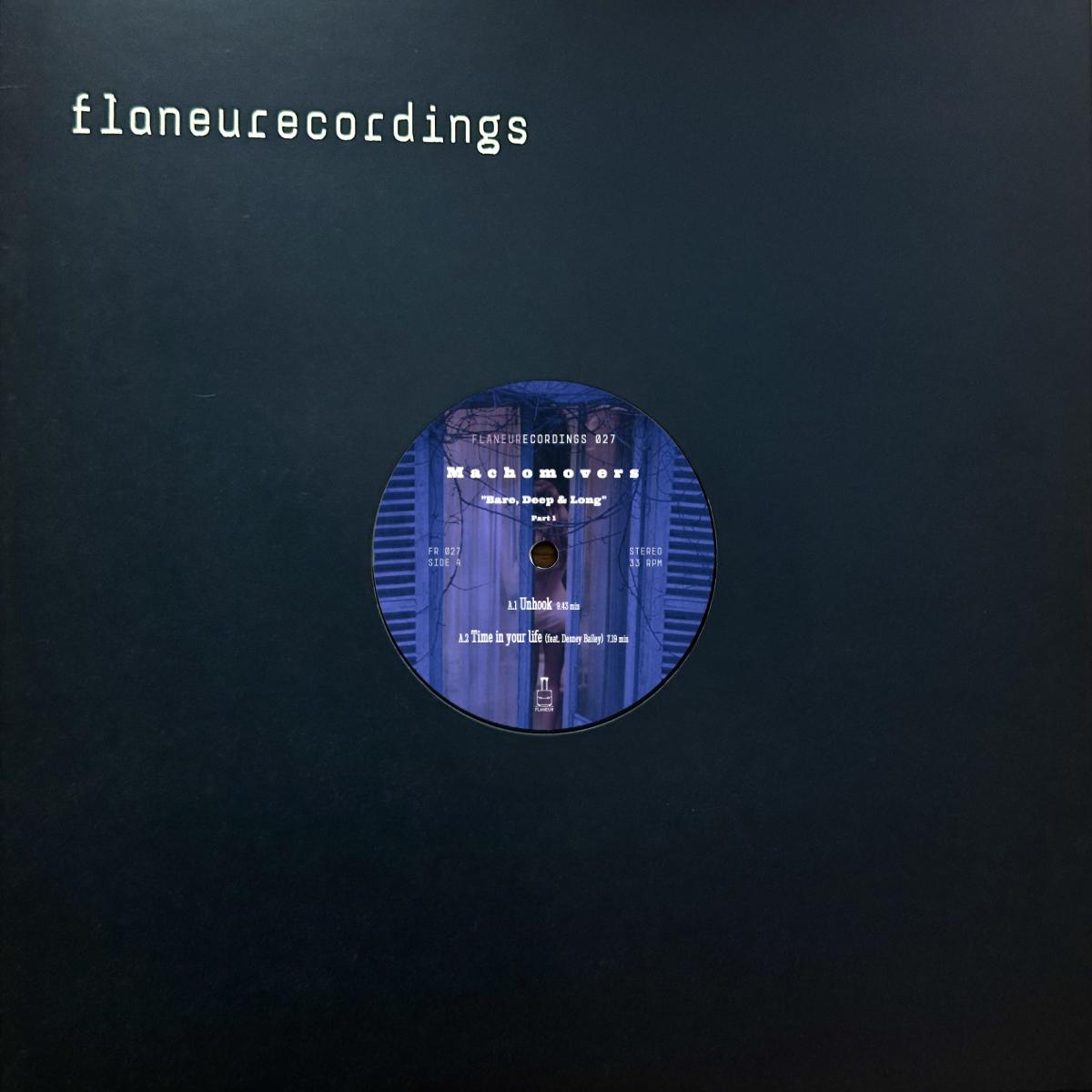Machomovers - Bare, Deep & Long (Part 1) (VINYL 12" Flaneurecordings FR027) | NEW Mint (M) Mint (M)-
