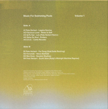 Various - Music For Swimming Pools Volume 1 (VINYL) | Mint (M) Mint (M)-