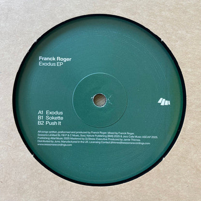 Franck Roger - Exodus EP (VINYL) |-