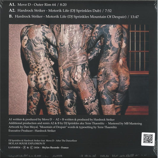 DJ Sprinkles & Hardrock Striker feat. Move D - SKYLAX HOUSE EXPLOSION IV (VINYL 12" Skylax Records LAXSHE4) | NEW-