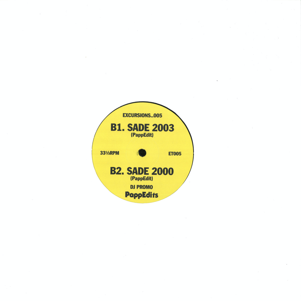 Excursions Vs Sade - Excursions 005 (VINYL) | Mint (M) Mint (M)-