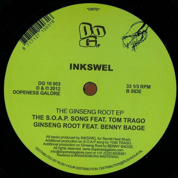 Inkswel - The Ginseng Root EP (12" VINYL) | Mint (M) Mint (M)-