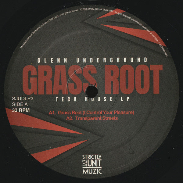 Glenn Underground - Grass Root - Tech House LP (2xVINYL) | Mint (M) Mint (M)-