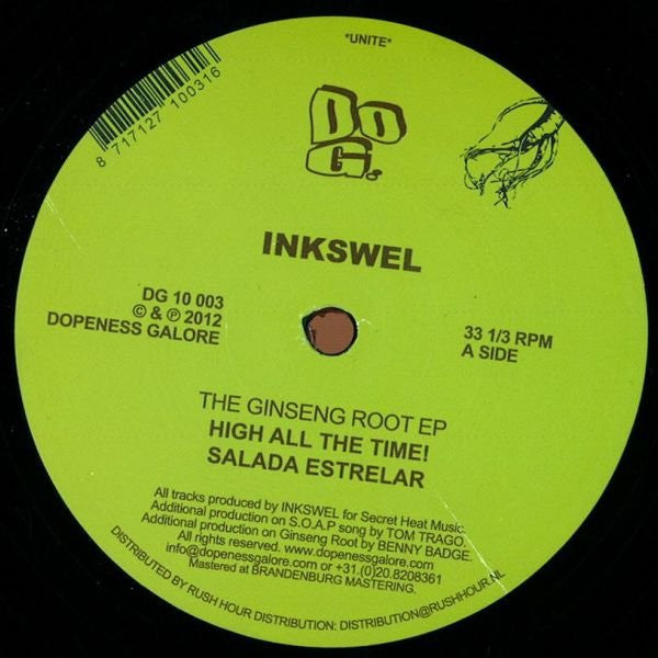 Inkswel - The Ginseng Root EP (12" VINYL) | Mint (M) Mint (M)-