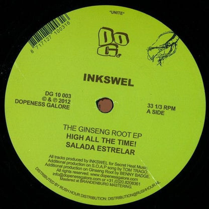 Inkswel - The Ginseng Root EP (12" VINYL) | Mint (M) Mint (M)-