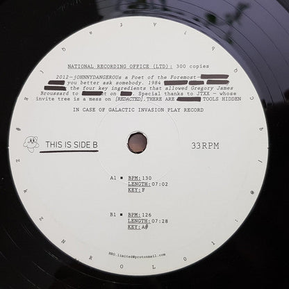 Foremost Poets - Classified Dance Test 212 (VINYL) | Mint (M) Generic-