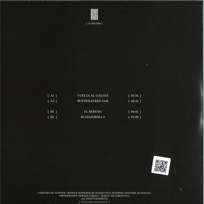 DJ PEPER - Buenosayres 3AM (VINYL 12" CUSDE CUSDE010) | NEW Mint (M) Mint (M)-