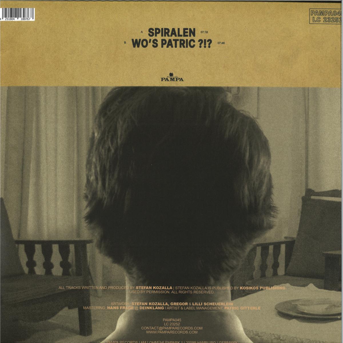 DJ Koze - Spiralen EP (VINYL 12" PAMPA PAMPA045) | NEW Mint (M) Mint (M)-