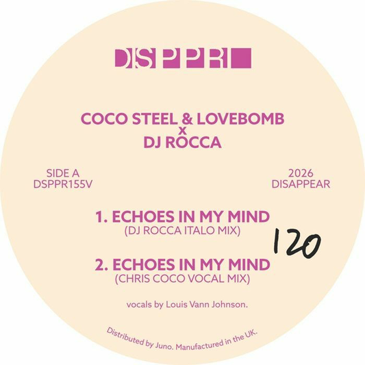 Coco Steel & Lovebomb - (PRESALE 8/17/26) Echoes In My Mind / Mama Sol Mama Africa (VINYL) | Mint (M) Mint (M)-