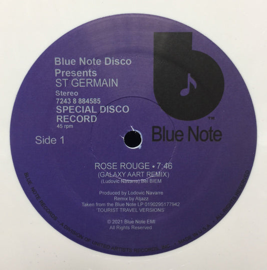 St Germain - Rose Rogue (Atjazz & Ron Trent Remixes)(VINYL 12") | NEW Mint (M) Mint (M)-