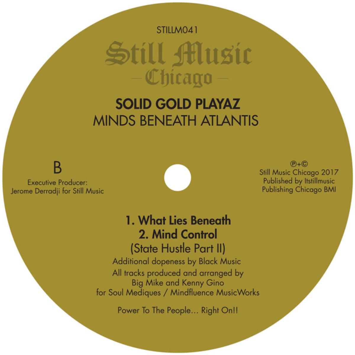Solid Gold Playaz - (PRESALE 09/25/26) Minds Beneath Atlantis E.P (VINYL 12" Still Music STILLM041 2026) | NEW-