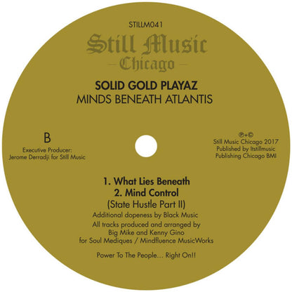 Solid Gold Playaz - (PRESALE 09/25/26) Minds Beneath Atlantis E.P (VINYL 12" Still Music STILLM041 2026) | NEW-