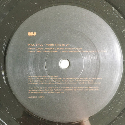 Will Saul - Your Time Is Up | Mint (M) Mint (M)-