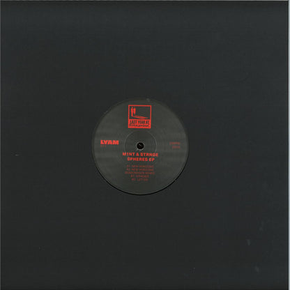 M1NT & STRNGE - Spheres EP (VINYL 12" Last Year In Marienbad LYAM011) | NEW Mint (M) Mint (M)-