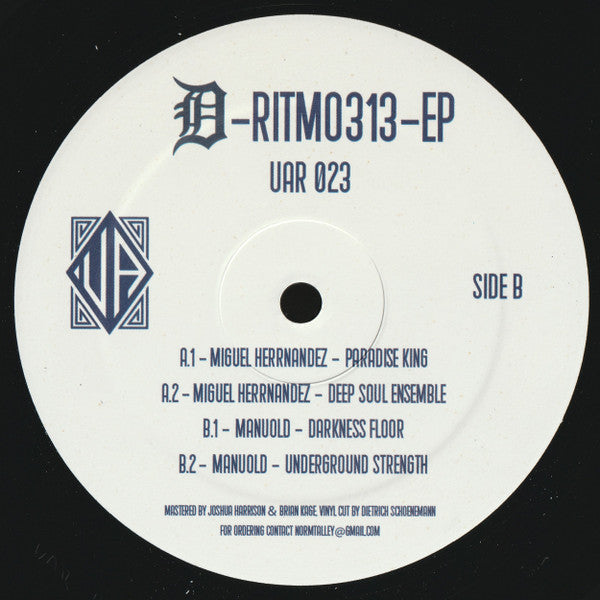 Miguel Herrnandez - D-Ritmo 313 EP (VINYL) | Mint (M) Mint (M)-