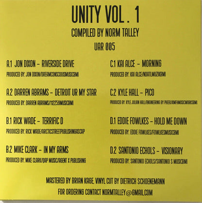 Various - Unity Vol. 1 (2x VINYL) | Mint (M) Mint (M)-