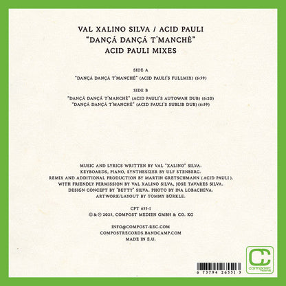 Dançá Dançá T'Manchê (Acid Pauli Mixes)(VINYL) | Mint (M) Mint (M)-