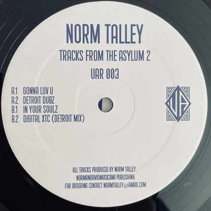 Norm Talley - Tracks From The Asylum 2 (12" VINYL) |-