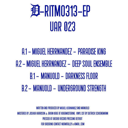 Miguel Herrnandez - D-Ritmo 313 EP (VINYL) | Mint (M) Mint (M)-