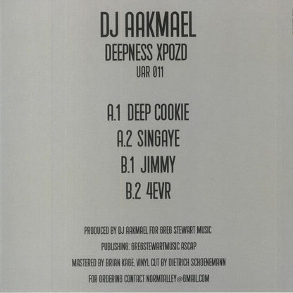 DJ Aakmael - Deepness Xpozd (12" VINYL) | Mint (M) Mint (M)-