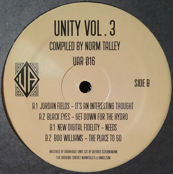 Various - Unity Vol. 3 (2x VINYL) |-