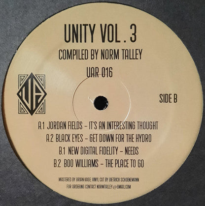 Various - Unity Vol. 3 (2x VINYL) |-