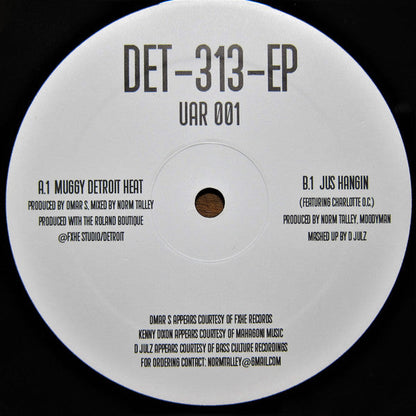 Norm Talley - Det-313-EP (12" VINYL) | Mint (M) Mint (M)-