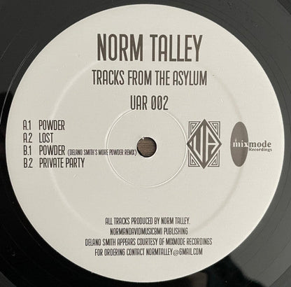 Norm Talley - Tracks From The Asylum (12" VINYL) | Mint (M) Mint (M)-