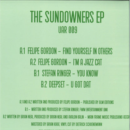 Various - The Sundowners EP (12" VINYL) | Mint (M) Mint (M)-
