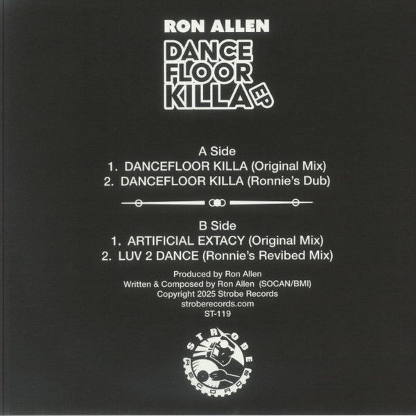 Ron Allen - Dancefloor Killa EP (12") | Mint (M) Mint (M)-