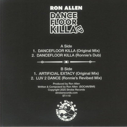 Ron Allen - Dancefloor Killa EP (12") | Mint (M) Mint (M)-