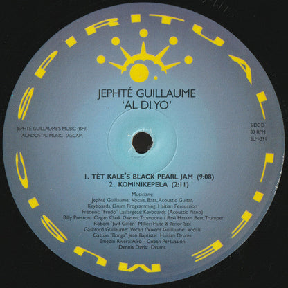Jephté Guillaume - Al Di Yo (2xVINYL) | Near Mint (NM) Near Mint (NM)-
