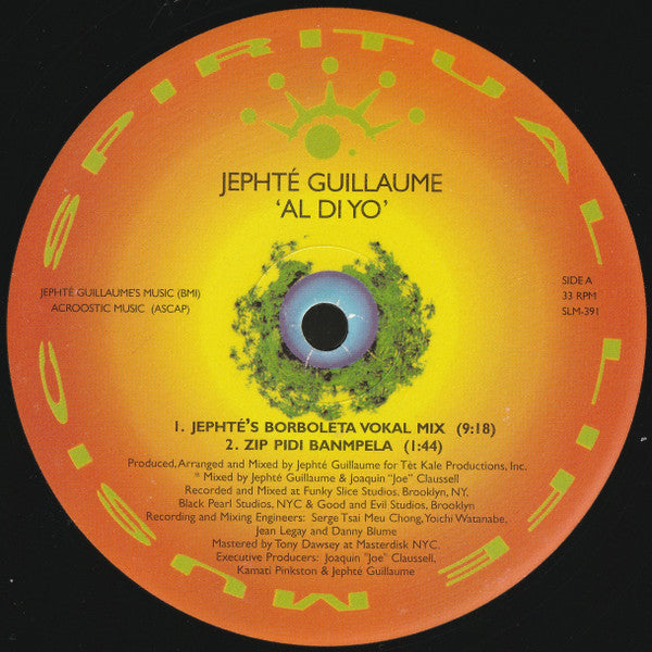 Jephté Guillaume - Al Di Yo (2xVINYL) | Near Mint (NM) Near Mint (NM)-