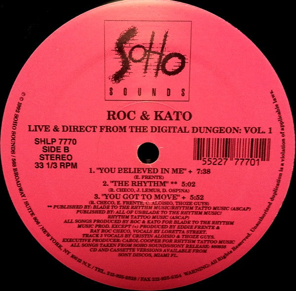 Roc & Kato - Live And Direct From The Digital Dungeon: Vol. 1 | Near Mint (NM) Generic-