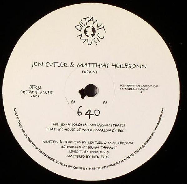 Jon Cutler - 640 (VINYL) | Near Mint (NM) Generic-