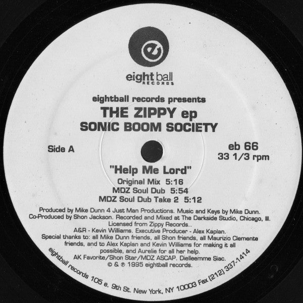 Sonic Boom Society - The Zippy EP | Very Good Plus (VG+) Near Mint (NM)-