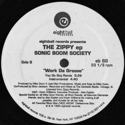 Sonic Boom Society - The Zippy EP | Very Good Plus (VG+) Near Mint (NM)-