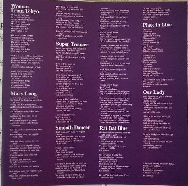 Deep Purple - Who Do We Think We Are | Mint (M) Mint (M)-