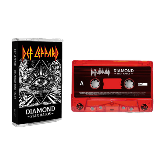 Def Leppard - Diamond Star Halos (RED CASSETTE) | Mint (M) Mint (M)-