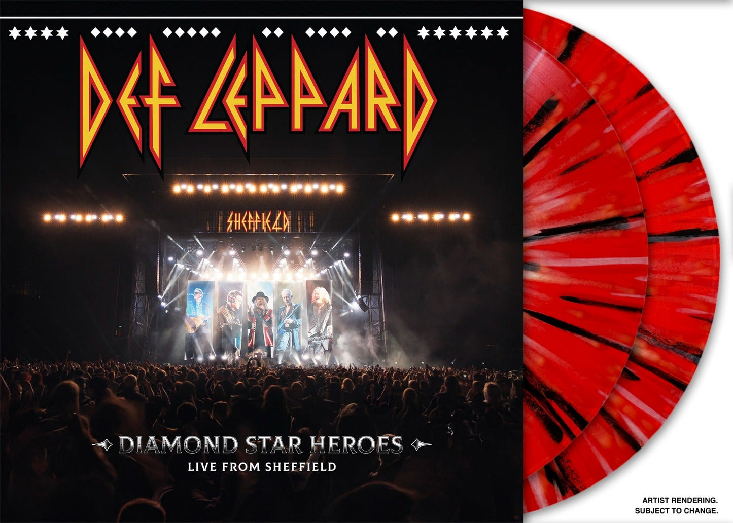 Def Leppard - Diamond Star Heroes: Live From Sheffield (Half-Speed Master 180G Multicolor Splatter 2xVINYL) | Mint (M) Mint (M)-